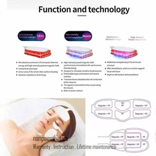 Replacement Pads For E-M-S EMR-F Face Lift Machine Cheek Forehead Eye Bag Chin