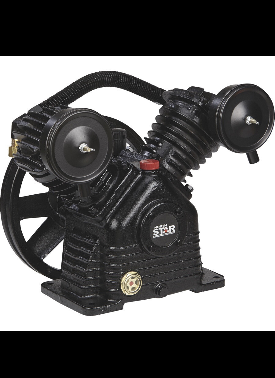 NorthStar Air Compressor Pump - 1-Stage, 2-Cylinder, 13.7 CFM @ 90 PSI
