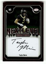 2025 SAGE Low Series Next Level Signatures Red Taylor Morin RC AUTO Wake Forest