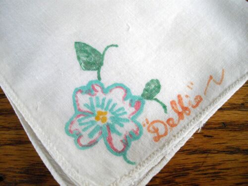 Vintage Handkerchief Hankies ~ Mixed Set of 5 ~ - Picture 2 of 6