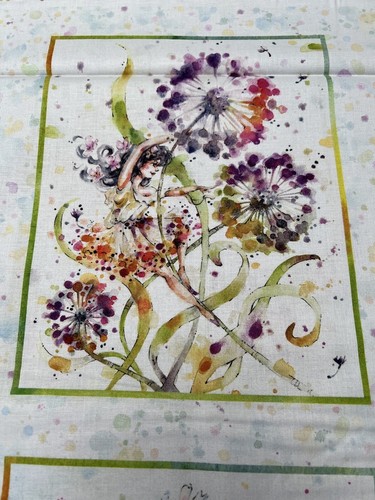 Panel floral para casa de sapos P&B jardín de hadas caprichosas 100 % algodón - Imagen 8 de 15