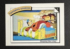 1991 Impel Disney Collector Cards: FAVORITE STORIES #98 The Art of Skiing card