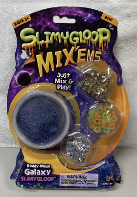 Slimygloop Mix Ems Ready Made Galaxy Glitter Slime Glitter Beads Jewels Mix U10