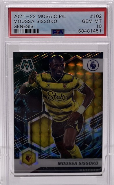 Moussa Sissoko Genesis SSP #102 2021-22 Mosaic Premier League PSA 10 Pop 1