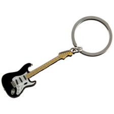 910-0327-400 Fender Stratocaster Guitar Keychain Black