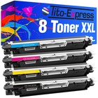 8 Toner PlatinumSerie für HP Color LaserJet Pro CP 1025 NW CP 1026 NW CP 1027 NW
