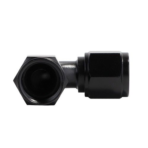 LokoCar Swivel Coupler Union Fitting Adapter 10AN to 10AN Female 90 Degree Black - Picture 11 of 13