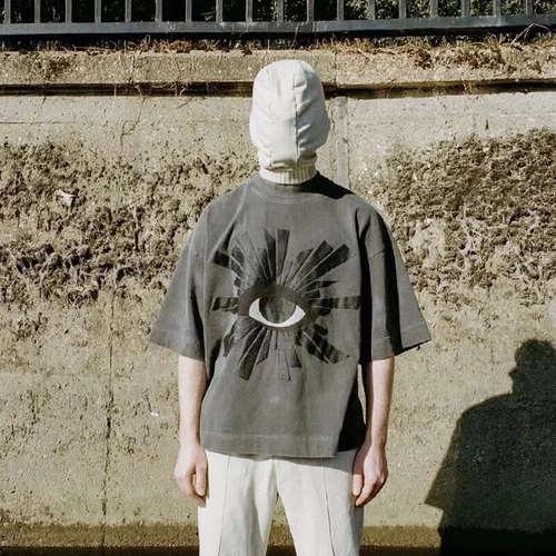 Nueva Camiseta Unisex Informal Estampado Ambiente Desgastada Manga Corta - Imagen 3 de 14
