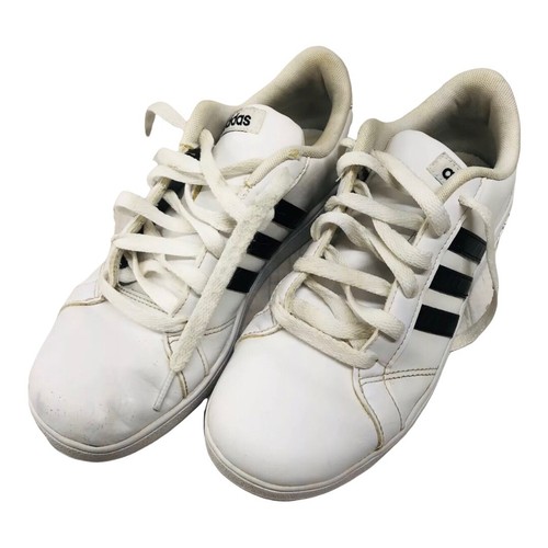 adidas grand court blue stripe