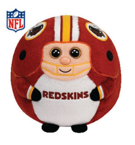 TY Beanie Ballz NFL Redskins NEW 8" RARE - COLLECTABLE! - 第 1/1 張圖片
