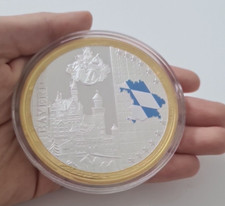 BAYERN Medal Gigant 70mm Medal Moneta Moje Niemcy PP 2019-Narożnik2