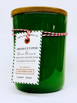 1 DW Home FRESH CUT PINE Large Candle up to 56 hrs, 15.3 oz Candle