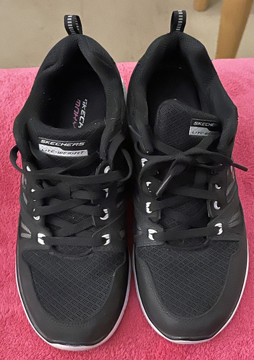 Skechers Womens 8.5 Summit 12997 Black White Soles Shoes Skechers Womens 8.5 Summit 12997 Black White Soles Shoes
