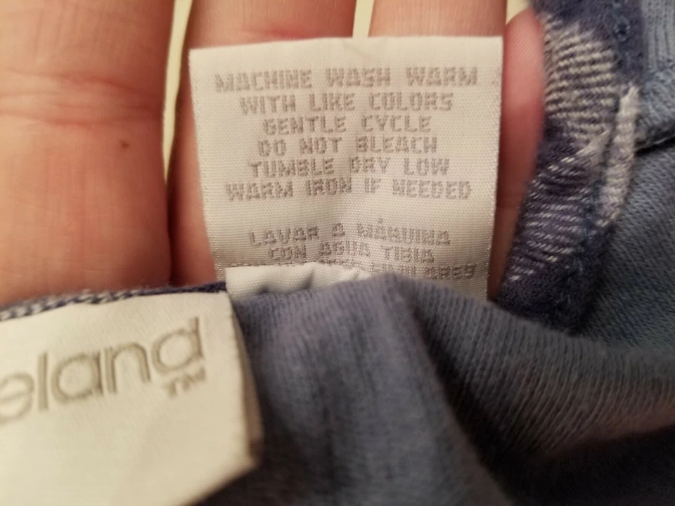 Kathy Ireland Womens Shirt Top Blouse Size M Medium Blue Plaid - Image 3 of 4