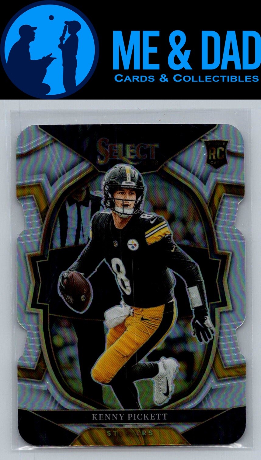 2022 Panini Select #64 Kenny Pickett Silver Die Cut