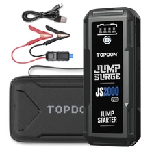 🔥2025 TOPDON JS2000 PRO Car Jump Starter Battery Booster Jumper Box Powerbank