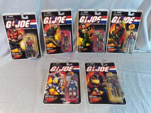GI Joe Mobile Strike Force Lot of 6, Salvo,Barrel,Footlse,Bludd,Snowspt,Rangvip