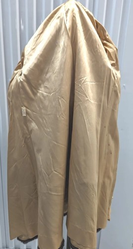 VTG 1960s MOD Wool Faux Fur Winter Coat Susan Lynn Camel AmericanUnion GlamRock - Picture 17 of 24