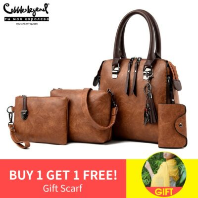 Ensemble de sacs pour femmes sacs à main et sac à main 3 pièces