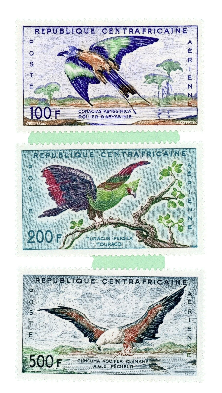 Air Mail Central African Republic Stamps