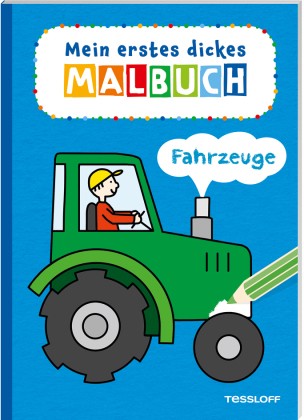 Mein Erstes Dickes Malbuch. Fahrzeuge | Kartoniert | 9783788641818-image