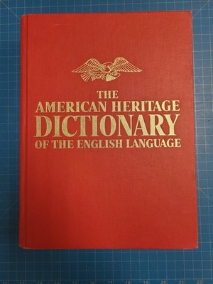 American Heritage Dictionary of the English Language 1973 Thumb Index Hardcover