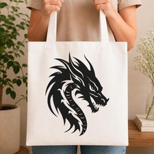 Dragon Clip Art Large Reusable Wall Stencil For Painting DIY Home Decor Template
