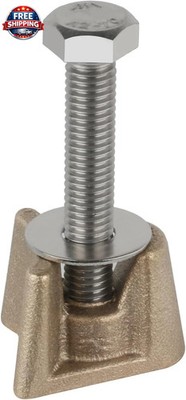 Pool Ladder Anchor PW-4C 4'' Wedge Hanover Style Anchors Bronze with Bolt - Fits