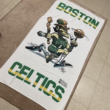Vintage 1980’s NBA Boston Celtics Jack Davis Mad Magazine Beach Towel 30x60