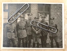RARE! POST WWI GERMAN FREIKORPS HUSBY-FLANDERN MEMBERS PHOTOGRAPH 1919-23