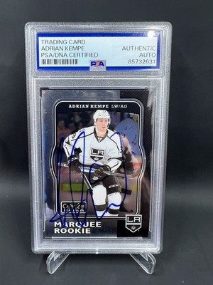 Adrian Kempe Signed 2017-18 O-Pee-Chee Platinum RC IP Auto PSA/DNA Kings