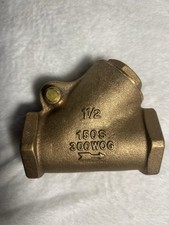 1&1/2” Brass Swing Check Valve 300 WOG  150S New