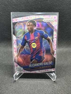 Alejandro Balde Cherry Blossom 19/28 #256 - Panini Prizm FIFA Soccer 2025-26