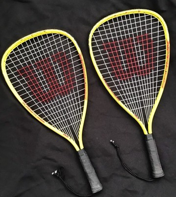 Set of 2 Wilson Hyper Alloy Squash Racquets A1