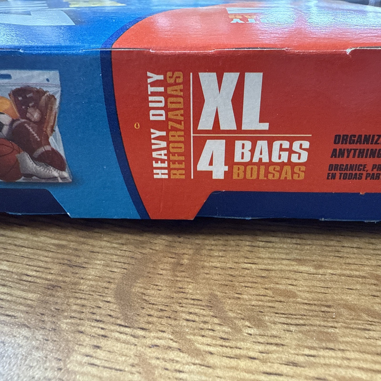 Ziploc Big Bags Heavy Duty Storage XL 4 Bags Discontinued New in Box