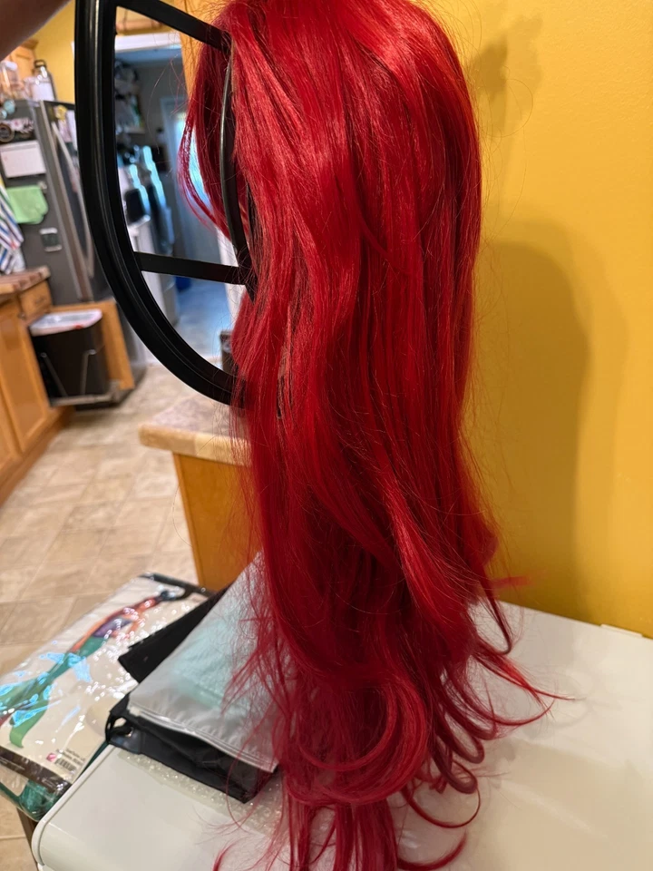 Peluca cosplay Ariel adulto Foto 4 de 4