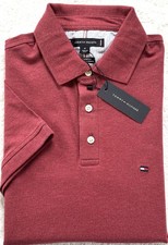 Tommy Hilfiger Men's Slim Fit Stretch Short Sleeve Polo