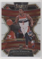 2019-20 Panini Select Concourse White Prizm 66/149 Justin Robinson #15 xs4