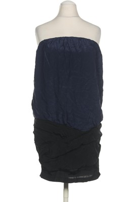 ba&sh Kleid Damen Dress Damenkleid Gr. M Baumwolle Seide Marineblau #clao6mc