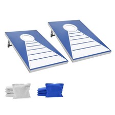 Uimoso 3x2FT Portable Cornhole Game Set with Aluminum Frame and 8 Bean Bags