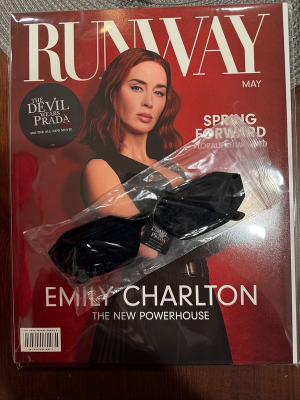 The Devil Wears Prada 2 AMC Runway Magazine & Sunglasses BRAND NEW!!!!
