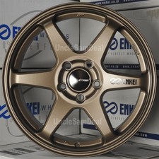 18x8 5x114.3 40 Authentic Enkei T6r Matte Bronze 6 Spokes Sport Wheels Set Of 4