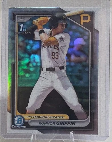 2024 Bowman Draft Chrome 1st Konnor Griffin Refractor #BDC-22 Pirates
