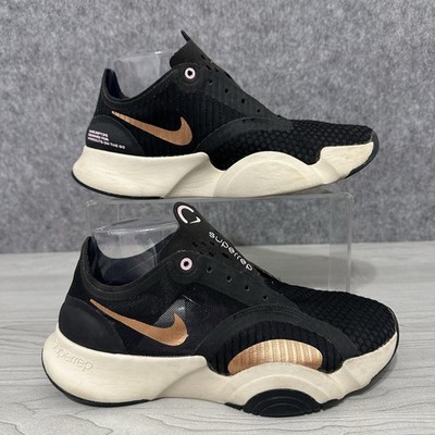 Nike SuperRep Go 3 Flyknit Black Copper Women s Size 8 (CJ0860-186) No Laces