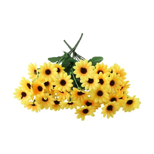Vibrant 2pcs Plastic Sunflower Bouquets 24 Artificial Sunflowers Included - Picture 12 of 24
