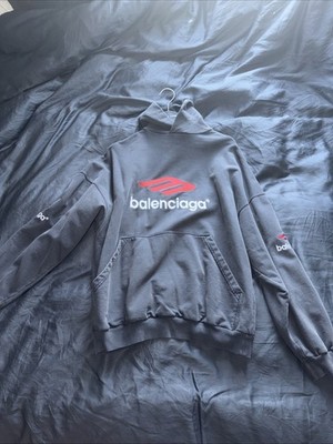 Balenciaga 3b Icon Sports Logo Hoodie