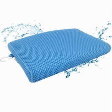 Shower Seat Cushion with Non-Slip Silicone Bottom,Soft 4D Mesh Fabric,Bathtub...