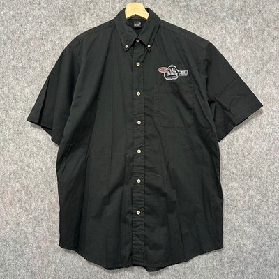 NHRA Full Throttle Embroidered Men's Button Up Size L