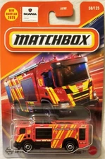 Matchbox - 2025 Mainline 58/125 Scania XT Fire Truck (BBJBN58)