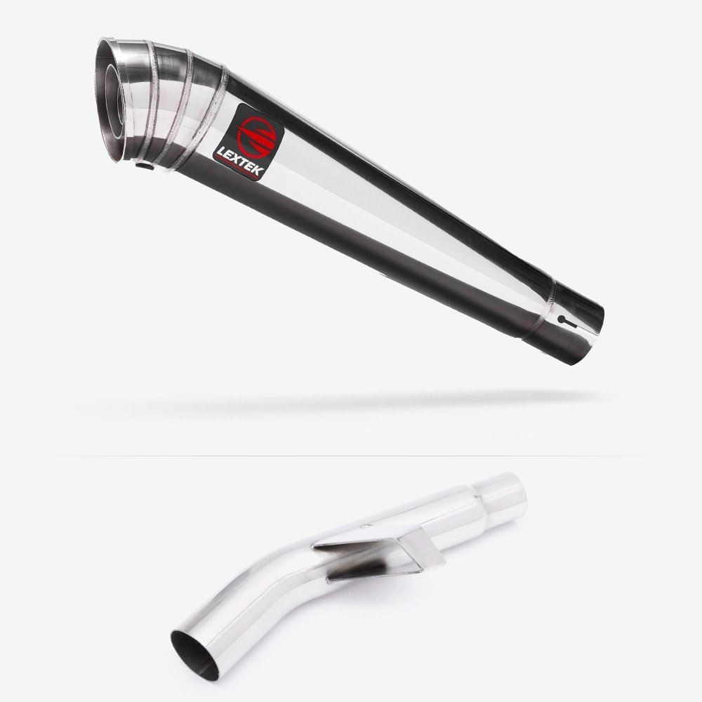 Lextek MP4 Megaphone Exhaust with Link Pipe for Kawasaki Versys 1000 (15-18)